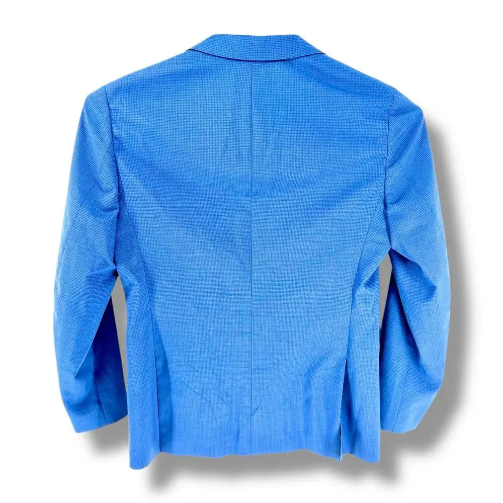 Bonobos Slim Fit Men's 40R Blue Wool Blazer Marzotto Italian Wool Sport Coat